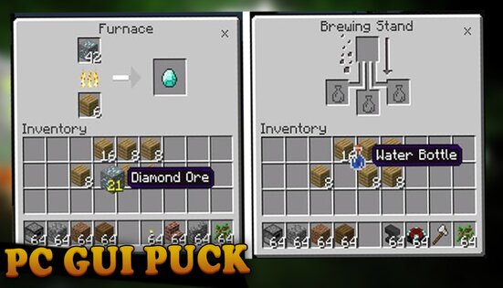 PC GUI Pack for Minecraft PE 850030. Скриншот 1