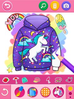 Glitter Dress Coloring 6.8. Скриншот 21