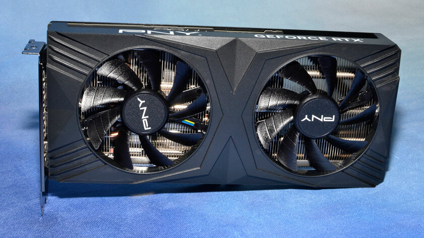 Если бы Xiaomi делала видеокарты: обзор PNY GeForce RTX 4070 Verto Dual — Дизайн корпуса. 1