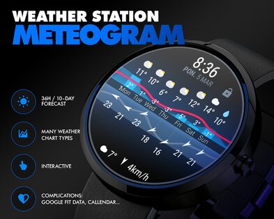 Погода для Wear OS 2.8.1.5. Скриншот 5