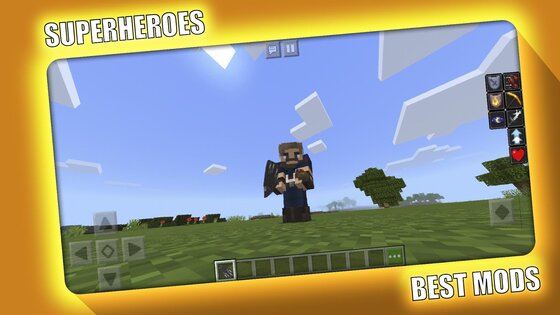 Superheroes Mod for Minecraft 2.3.44. Скриншот 7