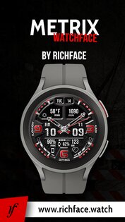 Metrix Watch Face 1.1.7. Скриншот 1