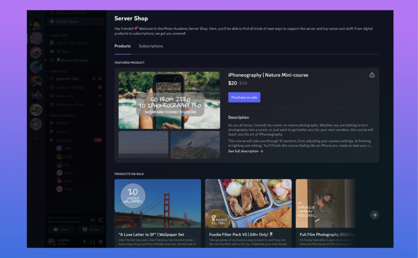 Discord позволит авторам продавать свой контент: от гайдов по играм до кулинарных рецептов