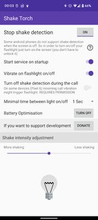 Shake Torch 2.1.2.2. Скриншот 2