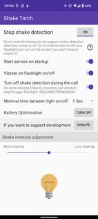 Shake Torch 2.1.2.2. Скриншот 3