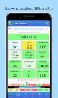 UAV Forecast for Drone Pilots 2.9.36. Скриншот 1