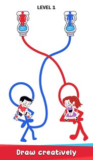 Toilet Rush Race Draw Puzzle 2.0.6. Скриншот 3
