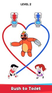 Toilet Rush Race Draw Puzzle 2.0.6. Скриншот 21