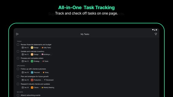 Taskade 4.11.5. Скриншот 22