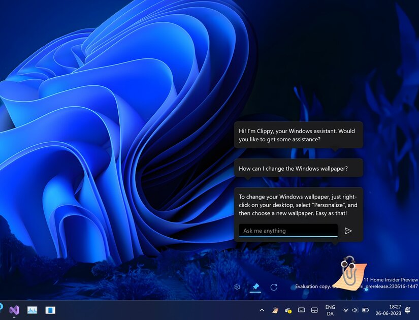 «Скрепыша» из старого MS Office портировали на Windows 10/11, встроив в него ChatGPT