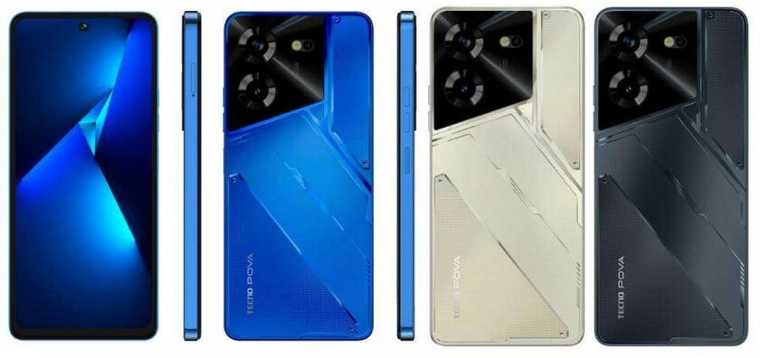 TECNO представила Pova 5 с батареей на 6000 мА·ч и версию Free Fire в стиле королевской битвы