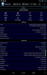 Ultra GPS Logger 3.205. Скриншот 9