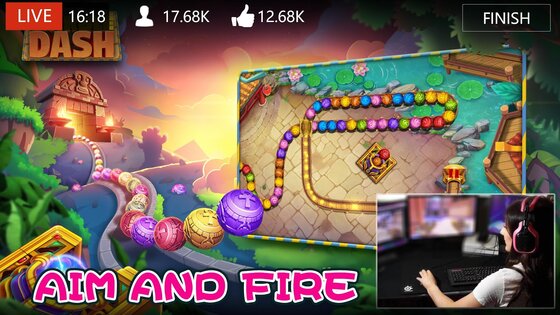 Marble Dash 1.1.685. Скриншот 23