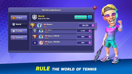 Mini Tennis 1.8.1. Скриншот 4