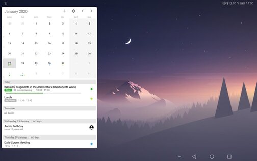 Your Calendar Widget 1.67.2. Скриншот 9