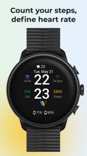 Pixel Minimal Watch Face 2.6.7. Скриншот 2