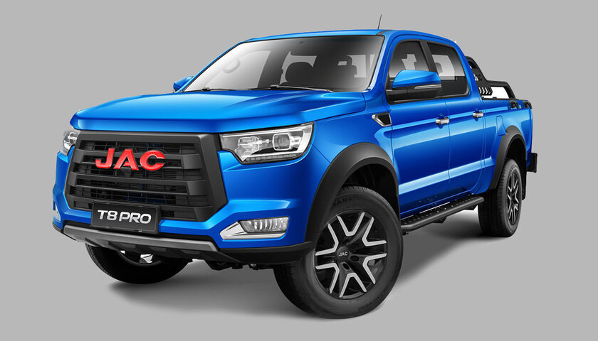 JAC привезет в Россию еще один пикап с бензиновым и дизельным моторами на выбор
