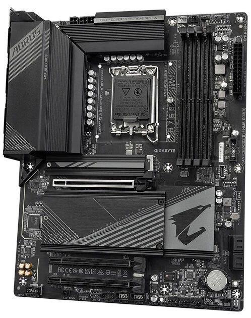 Холодная, недорогая и крайне надёжная: обзор матплаты Gigabyte B760 Aorus Elite AX — Дизайн корпуса. 2