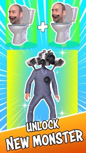 Merge Skibidy Toilet 0.9. Скриншот 5