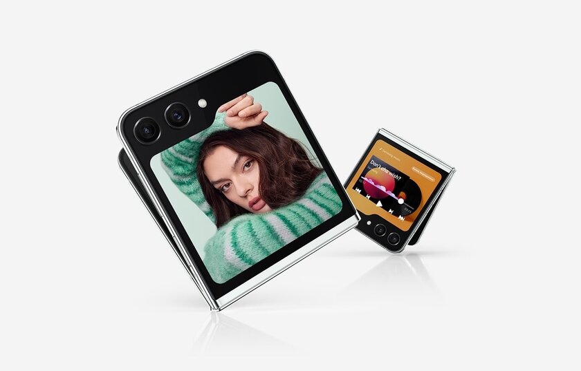 Samsung выпустила раскладушку Galaxy Z Flip5: миниатюрная, но очень мощная. Только посмотрите