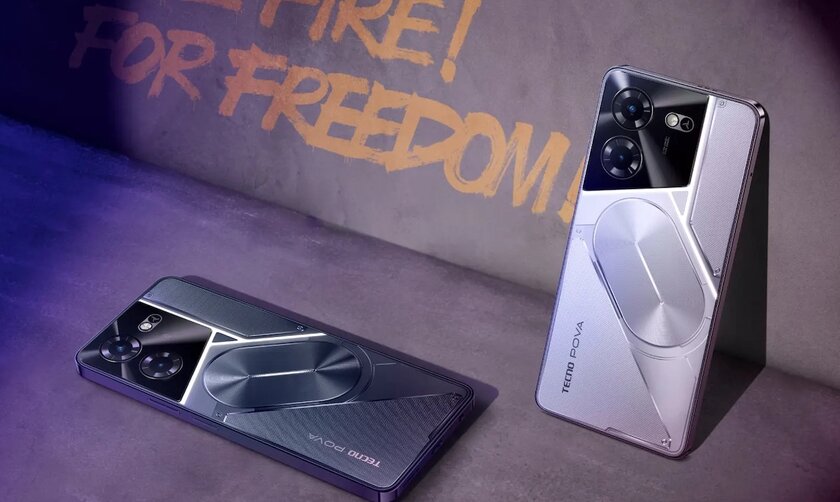 TECNO представила POVA 5 Pro 5G: с дышащей подсветкой и мощным железом для геймеров