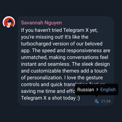 Ускоренный клиент Telegram X (официальный от мессенджера) получил крупнейшее обновление