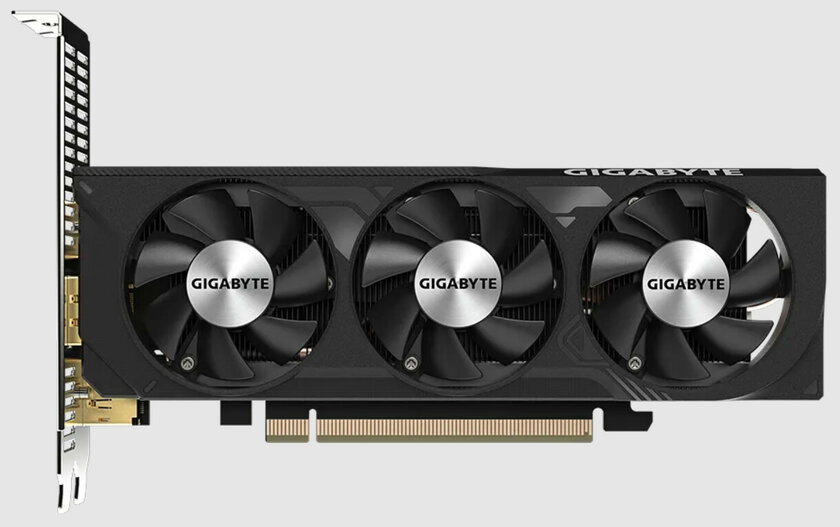 Gigabyte представила очень странную низкопрофильную видеокарту: она поместится даже в очень компактный корпус