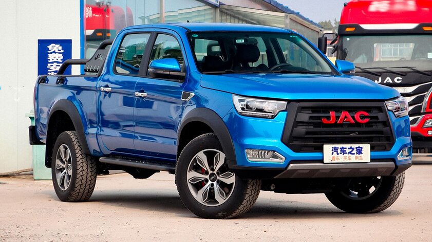 В России стартовали продажи пикапа JAC T8 Pro: с экономичным мотором, механикой и относительно низкой ценой