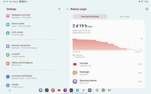 Это лучший планшет, если не хочется сильно переплачивать. Обзор Samsung Galaxy Tab S9 — Автономность. 3