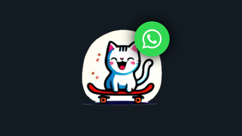 «Кот смеётся на скейтборде»: WhatsApp научился генерировать стикеры, получается хорошо