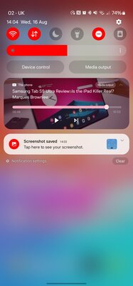 У Samsung получилась хорошая прошивка: обзор One UI 6, прямо радует — Переделанные быстрые настройки. 1