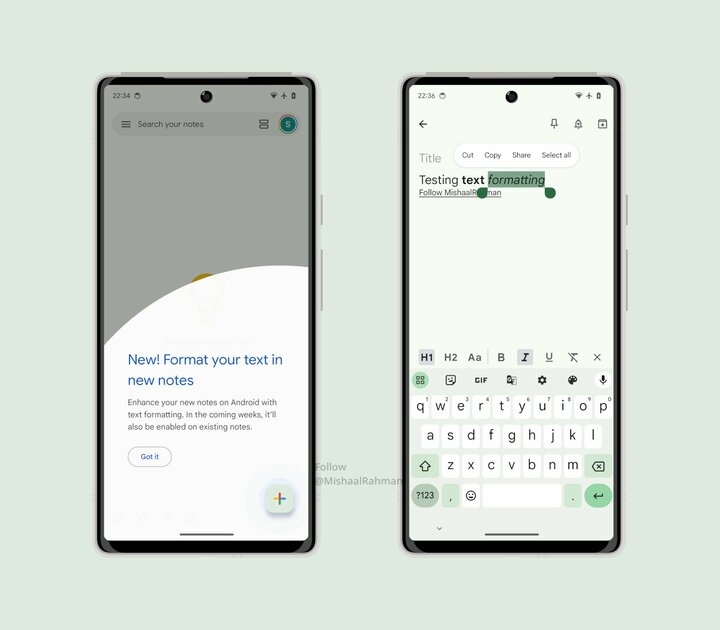 В Google Keep для Android появилось форматирование текста: как включить