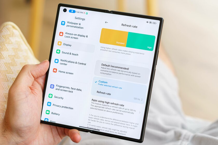 Xiaomi сделала складной смартфон, который хочется купить. Судите сами — обзор Mix Fold 3 — Дисплей. 7