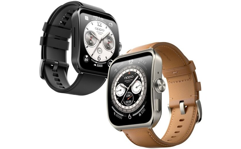 OPPO представила флагманские часы Watch 4 Pro: с ЭКГ, большим дисплеем и контролем храпа
