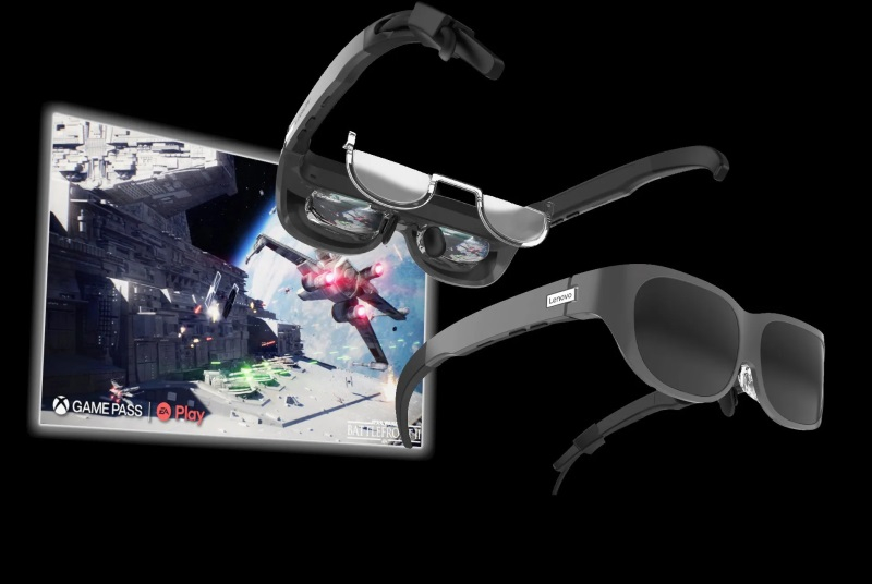 Lenovo представила очки Legion Glasses: позволяют играть на большом виртуальном экране в любом месте