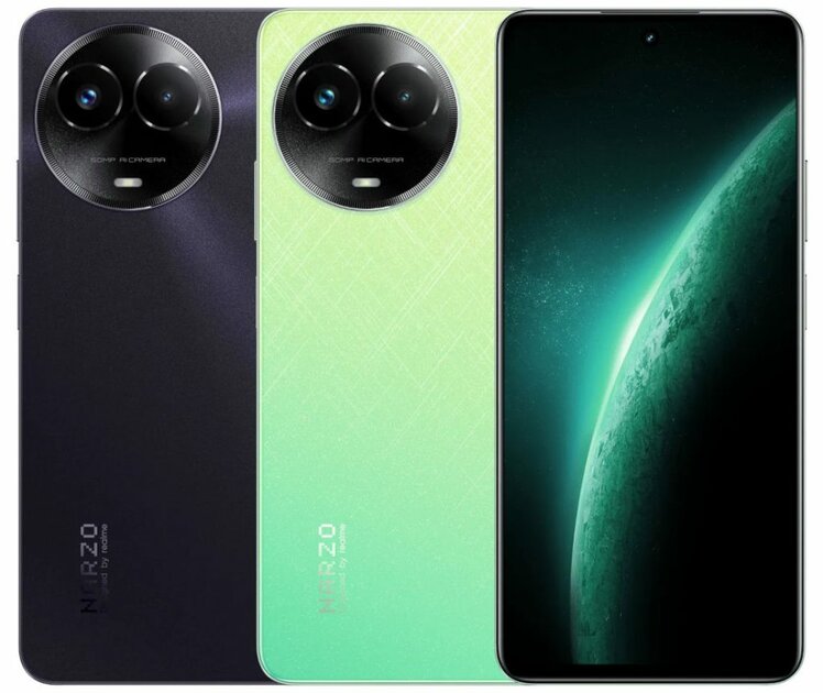 Представлен Realme Narzo 60x — бюджетный смартфон с экраном 120 Гц и дизайном IntersellarX