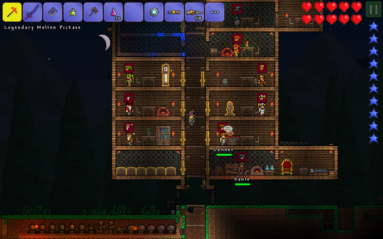 Механизмы и схемы ферм к игре Terraria. Скриншот 1