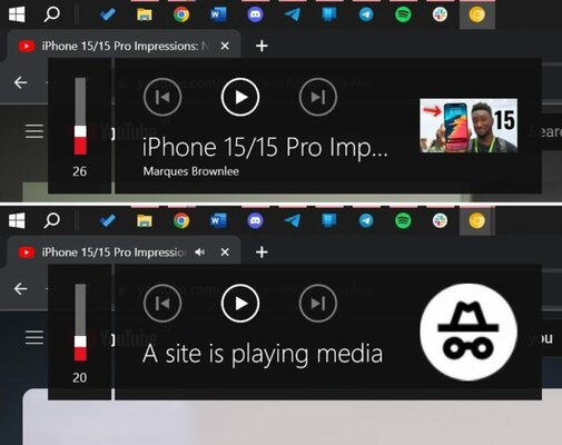 Google Chrome научился скрывать информацию о медиаконтенте в режиме инкогнито