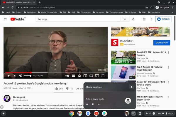 Google Chrome научился скрывать информацию о медиаконтенте в режиме инкогнито
