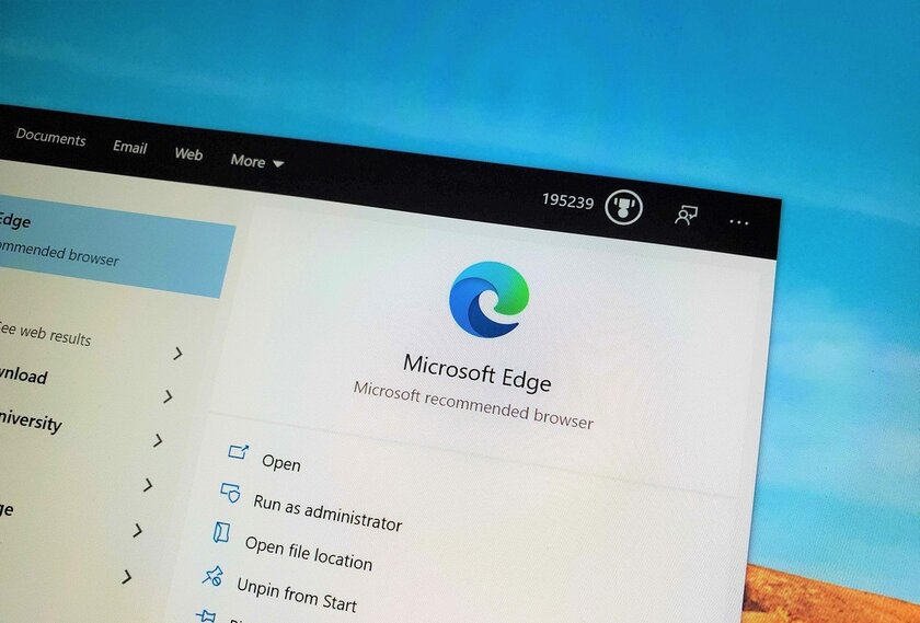 Вышел Microsoft Edge 117 с функцией восстановления избранного