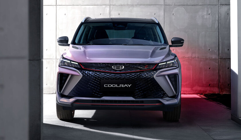 В Россию уже везут обновлённый Geely Coolray: со спортивным кузовом и умными помощниками