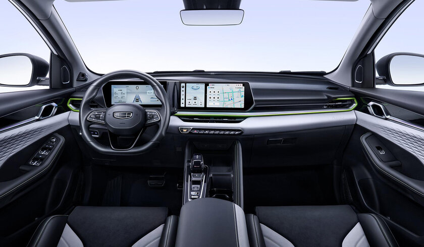 В Россию уже везут обновлённый Geely Coolray: со спортивным кузовом и умными помощниками
