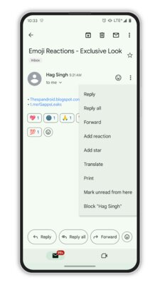 В Gmail появляются реакции: работают и с другими Email-сервисами, но странно
