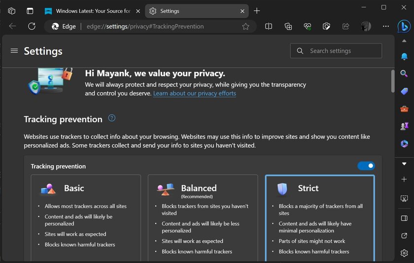 YouTube перестал показывать видео из-за настроек браузера Edge в Windows 11: как исправить