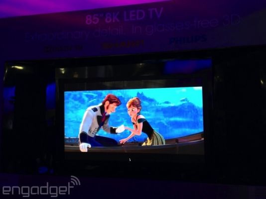 Sharp представила телевизор с разрешением 8К