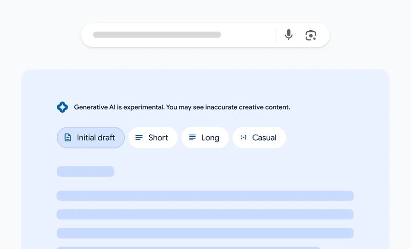 ИИ на подхвате: в поиск Google теперь встроен генератор картинок и текстов