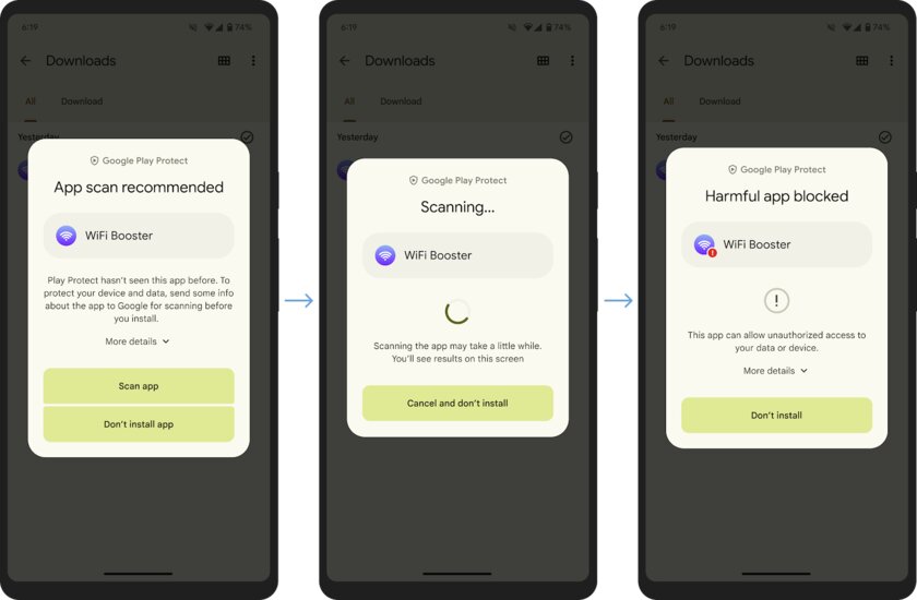 Установка APK усложнилась: антивирус Google Play теперь сканирует в реальном времени