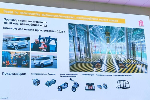 Миниатюрный российский электромобиль «Амбер» начнут собирать уже в 2024 году: что известно