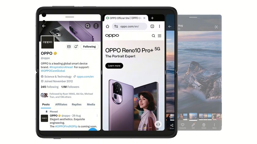 Складные флагманы с прочнейшим шарниром: OPPO представила Find N3 и Find N3 Flip