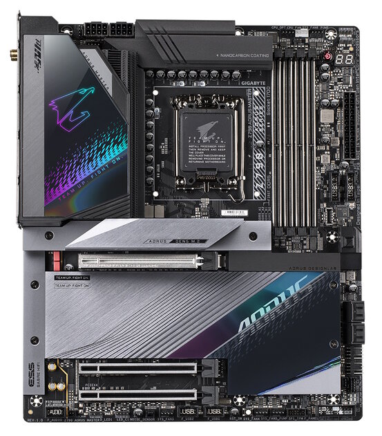 Всё что только нужно, но по слишком высокой цене: обзор Gigabyte Z790 Aorus Master X — Дизайн корпуса. 1